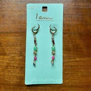 Bundle 3/$12 I am Dangle Earrings with Semi Precious Stones